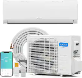 Winado - 24000 BTU 20 SEER2 4-IN-1 Multi-Function AC Ductless Mini Split Air Conditioner & Heat Pump w/ Wifi, Remote Control 230V - White