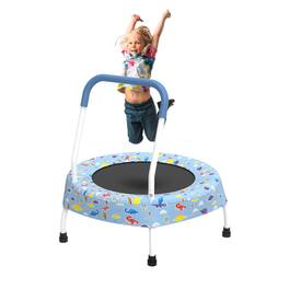 LOVMOR - 2.3 FT Trampoline with Handle Recreational Trampoline for Kids