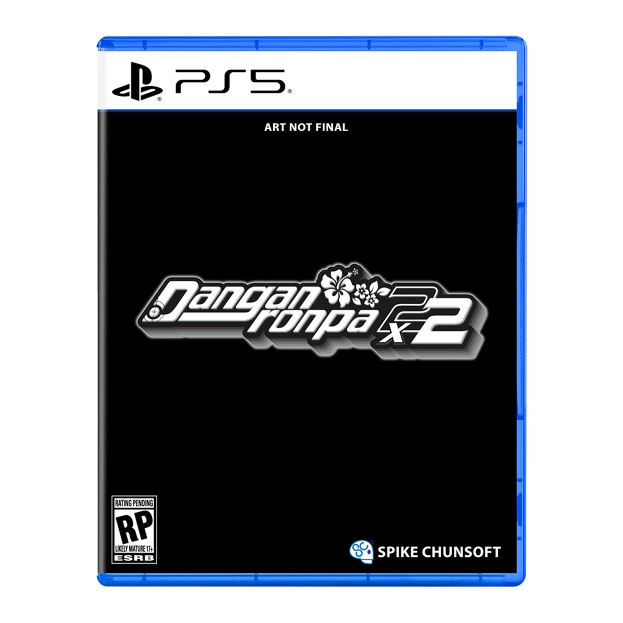 PS5 ART NOT FINAL  
Dangan Ronpa 2  
RATING PENDING RP  
LIKELY MATURE 14  
ESRB  
SPIKE CHUNSOFT - RP (Rating Pending)