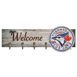 Fan Creations - Toronto Blue Jays 24" x 6" Mounted Coat Hanger - Multicolor