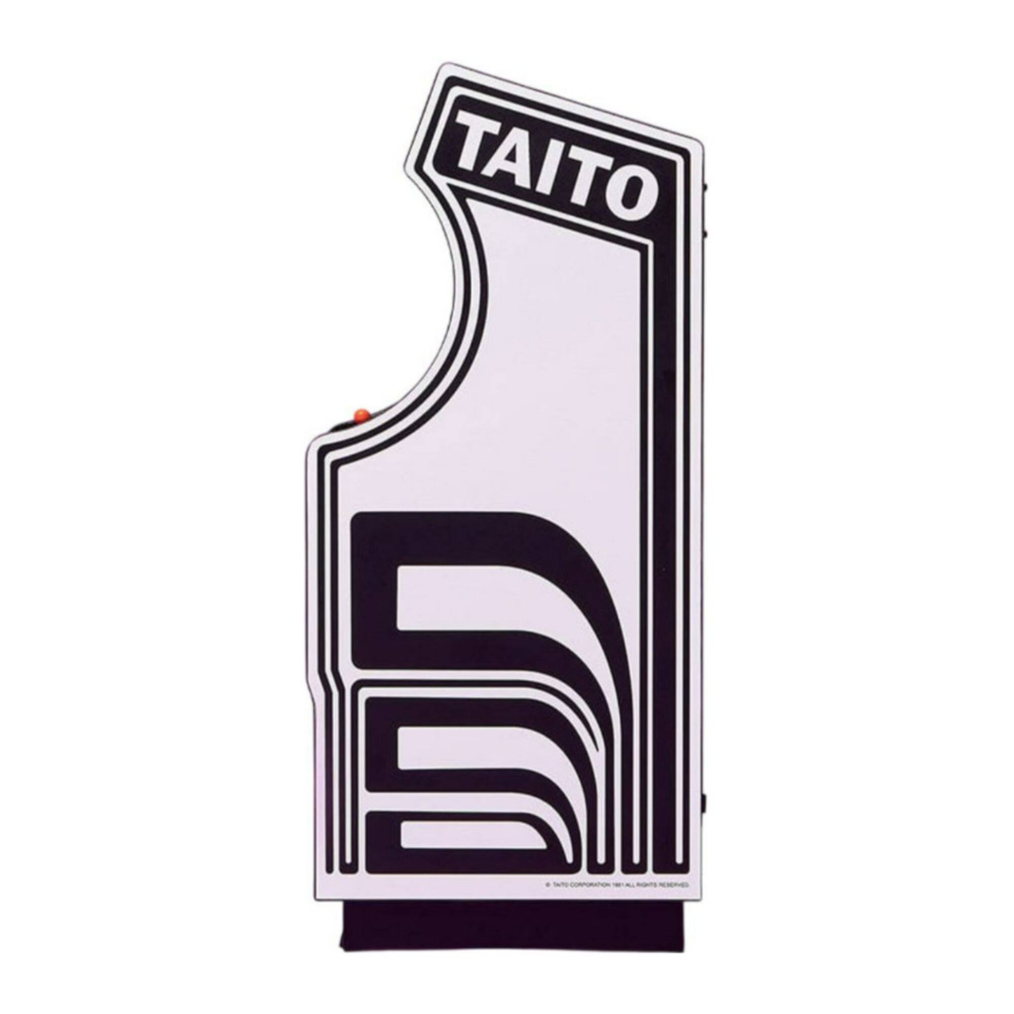 Left. Numskull - Numskull Official Taito QIX Quarter Size Wooden Arcade Cabinet with 3W Speakers.