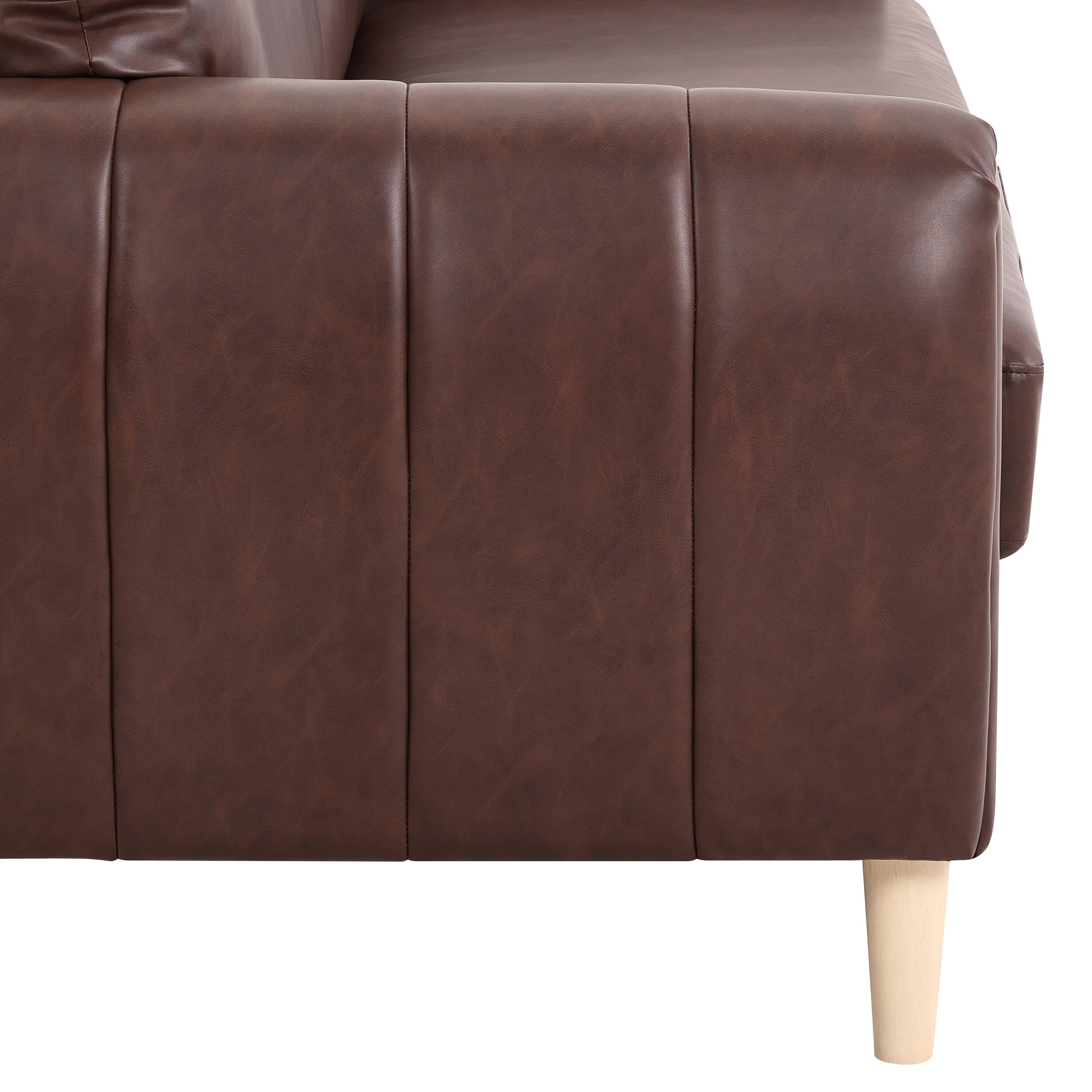 Best Buy Serta Danielle Sofa Brown 133A009BRN
