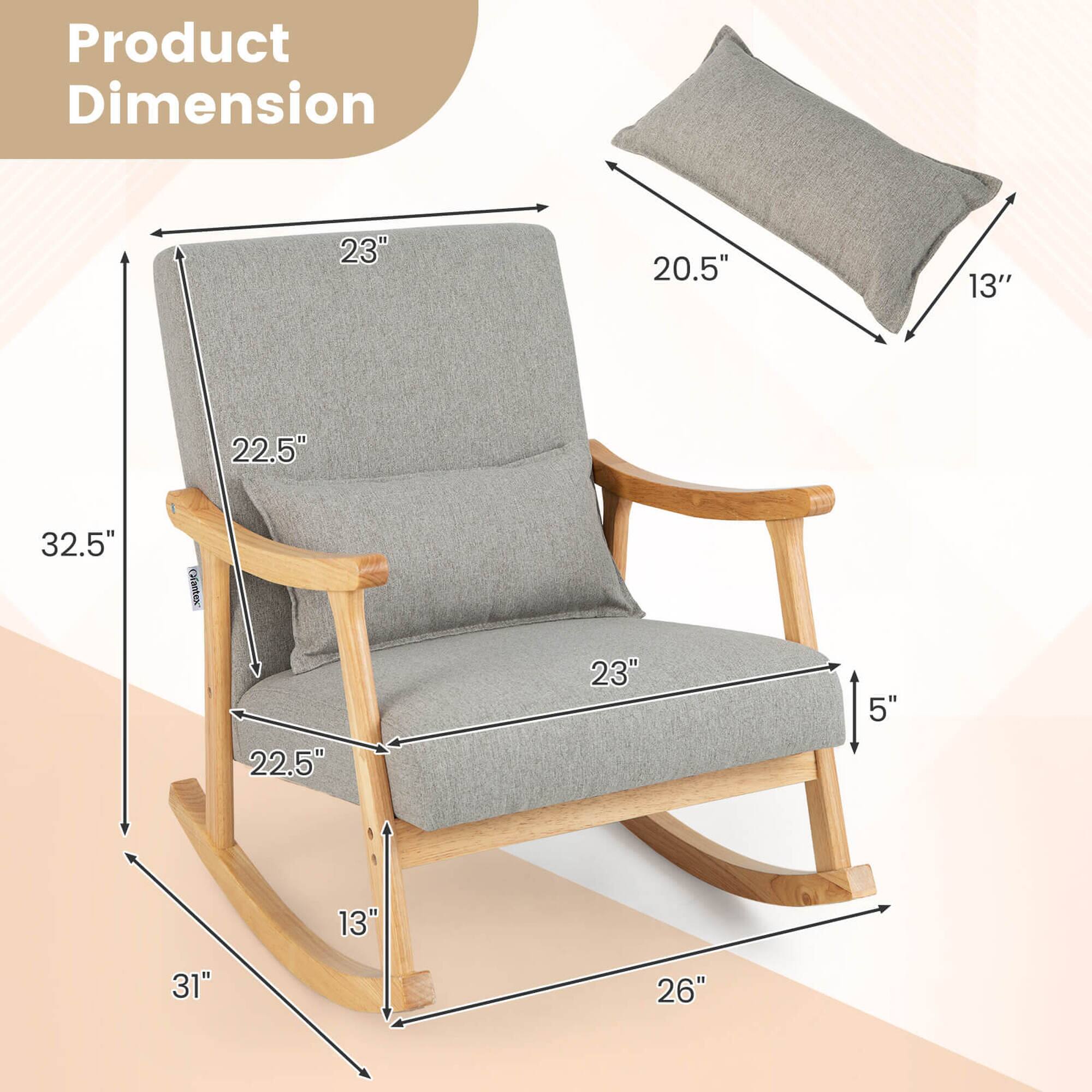 Product Dimension: 23" x 20.5" x 13" x 22.5" x 32.5" x 22.5" x 23" x 5" x 13" x 31" x 26"