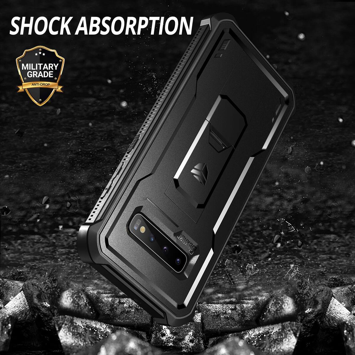 SHOCK ABSORPTION  
MILITARY GRADE  
ANTI-DROP