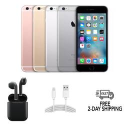 Apple - Refurbished Excellent - UnlockediPhone 6s Plus A1687 (Fully Unlocked) 32GB w/ Wireless Earbuds - Gold