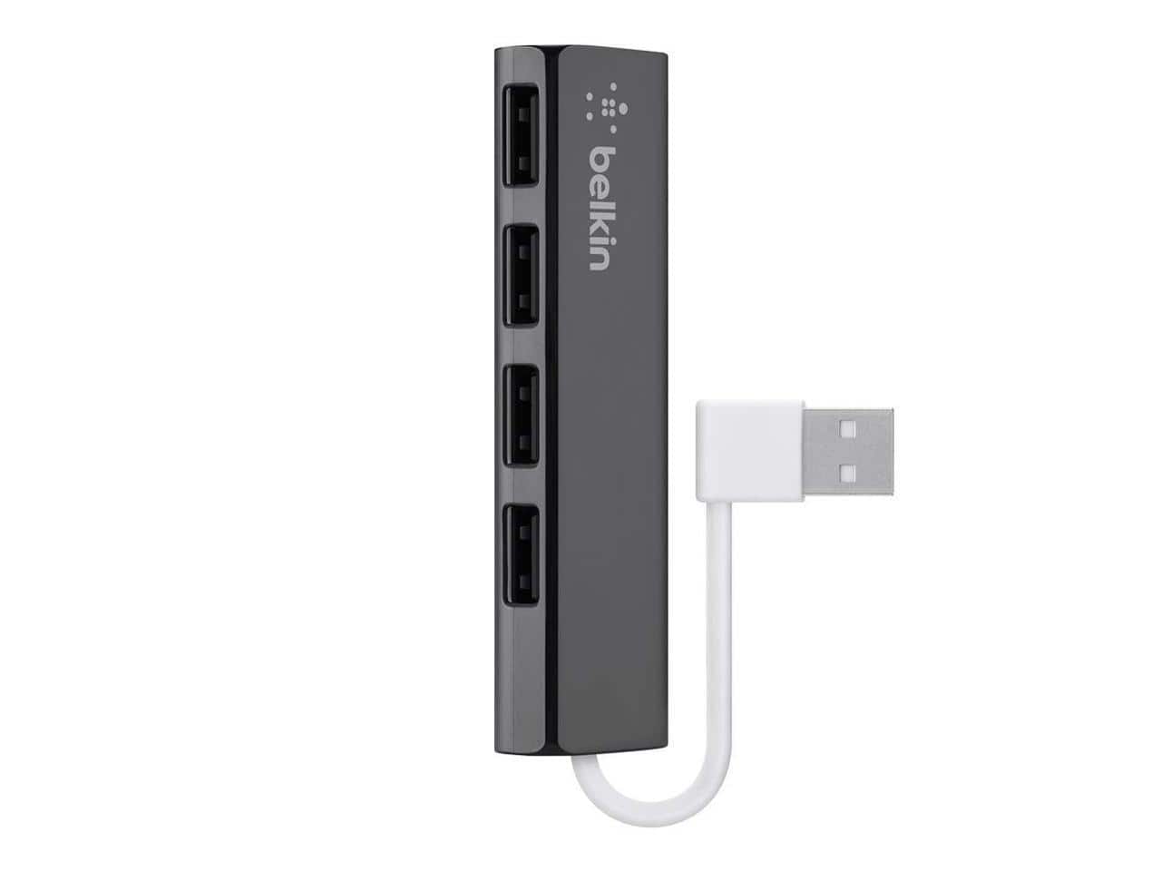 Belkin - Ultra-Slim 4-port USB Hub