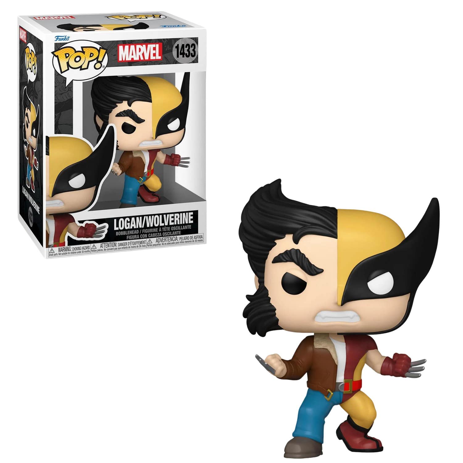 Funko Pop! Split Logan/Wolverine