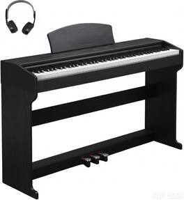 Winado - Digital Piano 88 Keys Heavy Hammer Keyboard, with Large LCD Display, Headphone and Triple Pedals, Beginner Friendly, Sup
