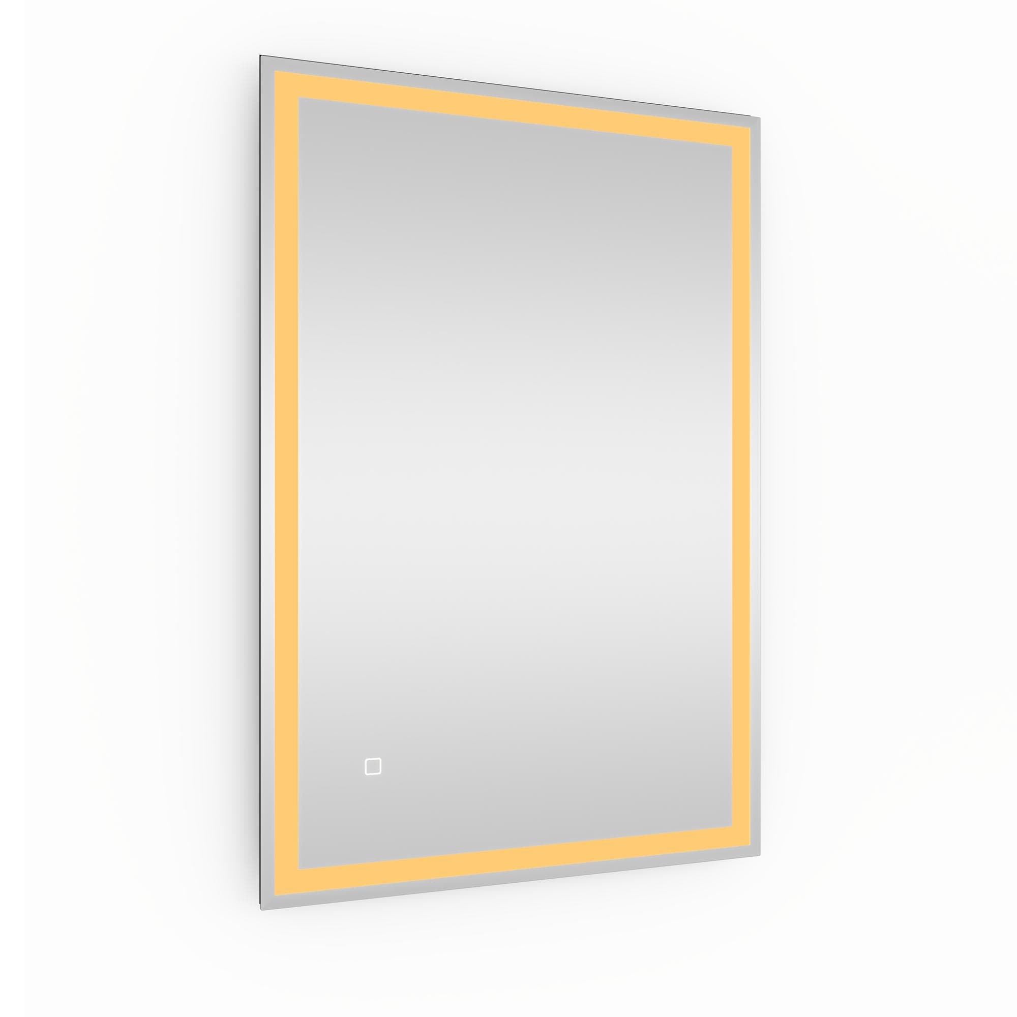 Alt View 6. U-HOMY - LED Bathroom Mirror with Lights, Smart Anti-Fog Dimmable Wall Mirror with Memory Function - 36*24.