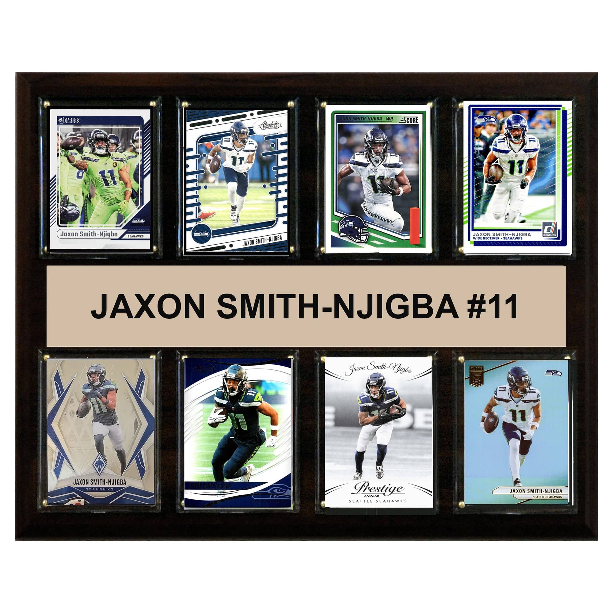 "C&I Collectibles - Jaxon Smith-Njigba Seattle Seahawks 12"" x 15"" Trading Card Plaque - Multicolor" price history on PriceWatchPro