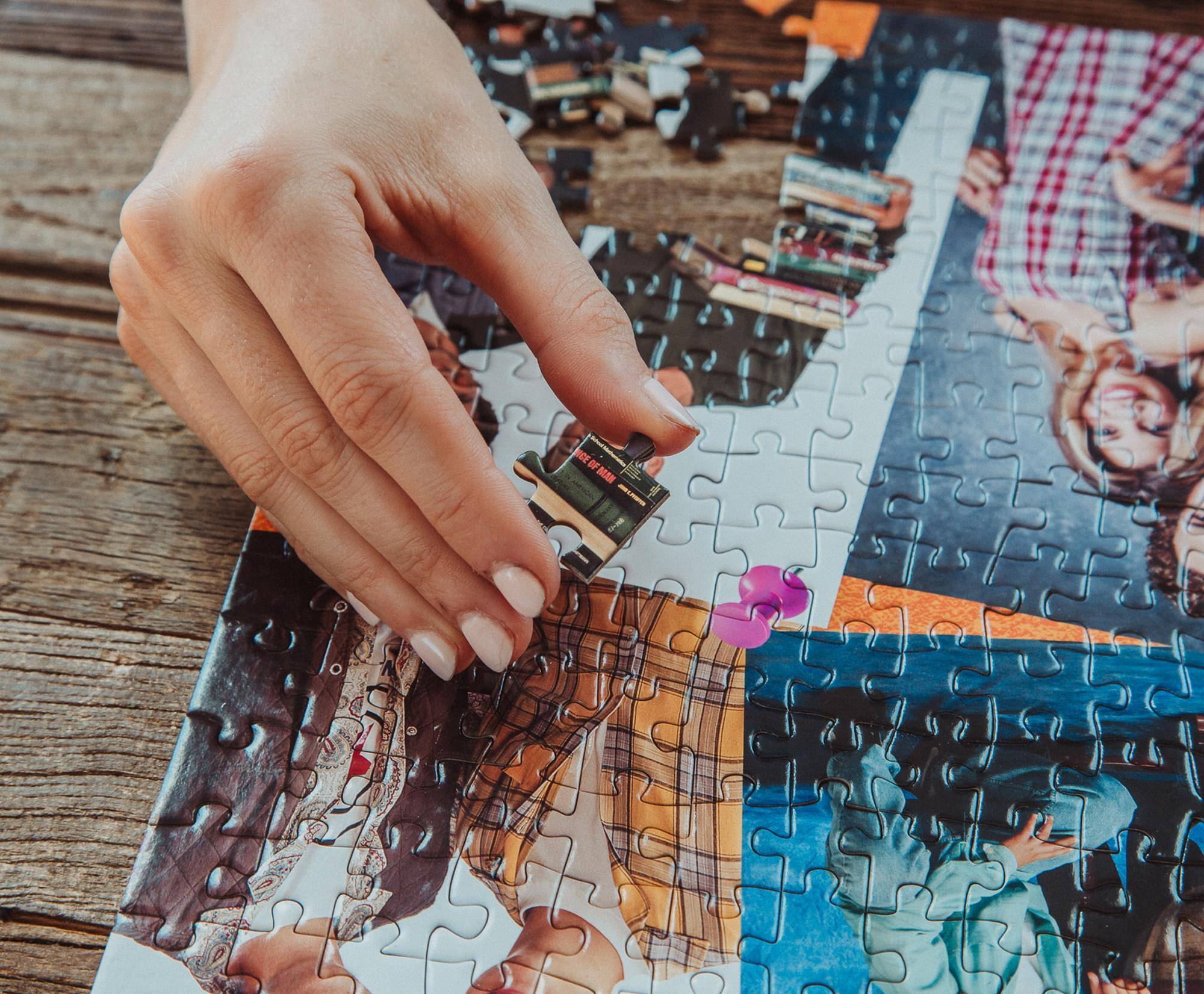 The text in the image reads:

"THE END OF THE MAN"