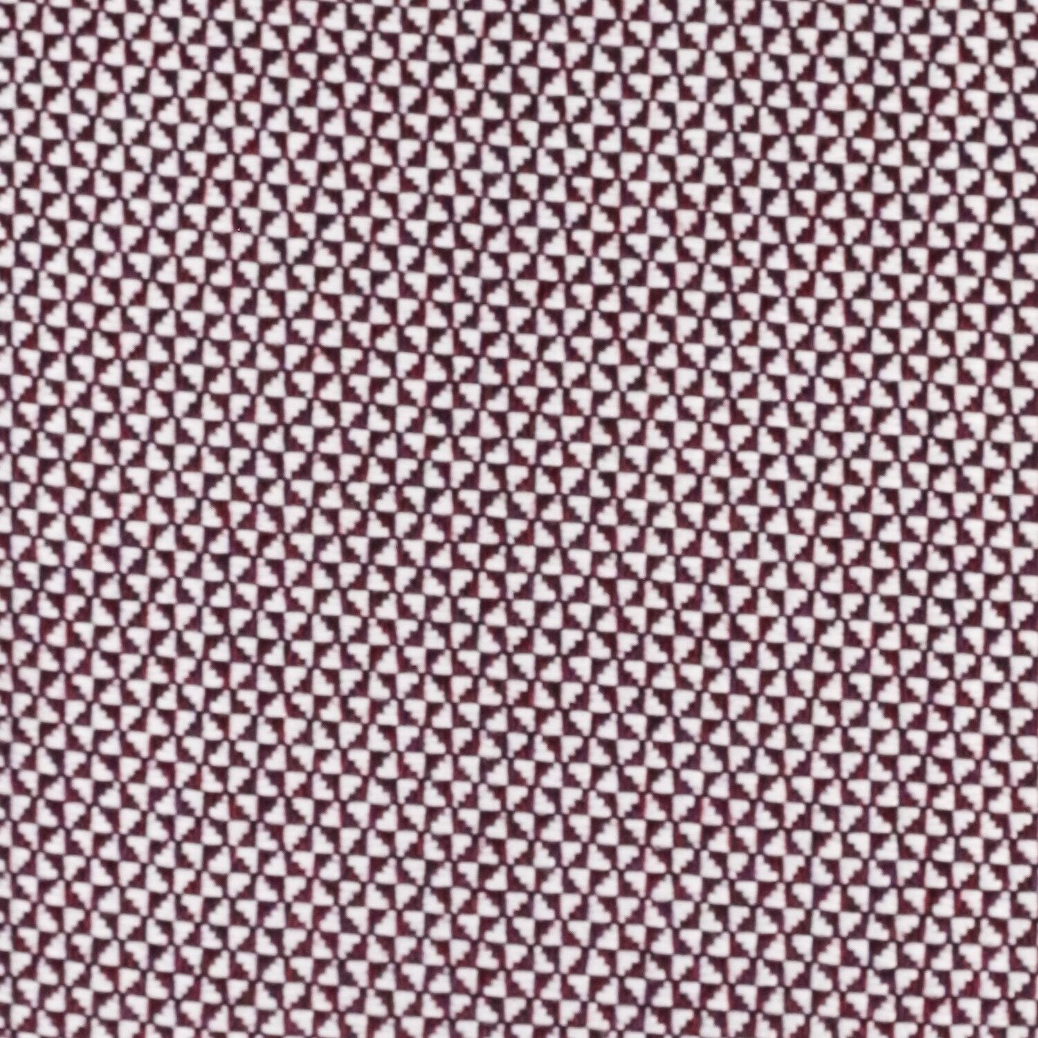 Alt View 2. Sweet Home Collection - Cameron Memory Foam No Slip Back 16" x 16" Chair Pad Cushion with Ties, 12-Pack - Wine/White.