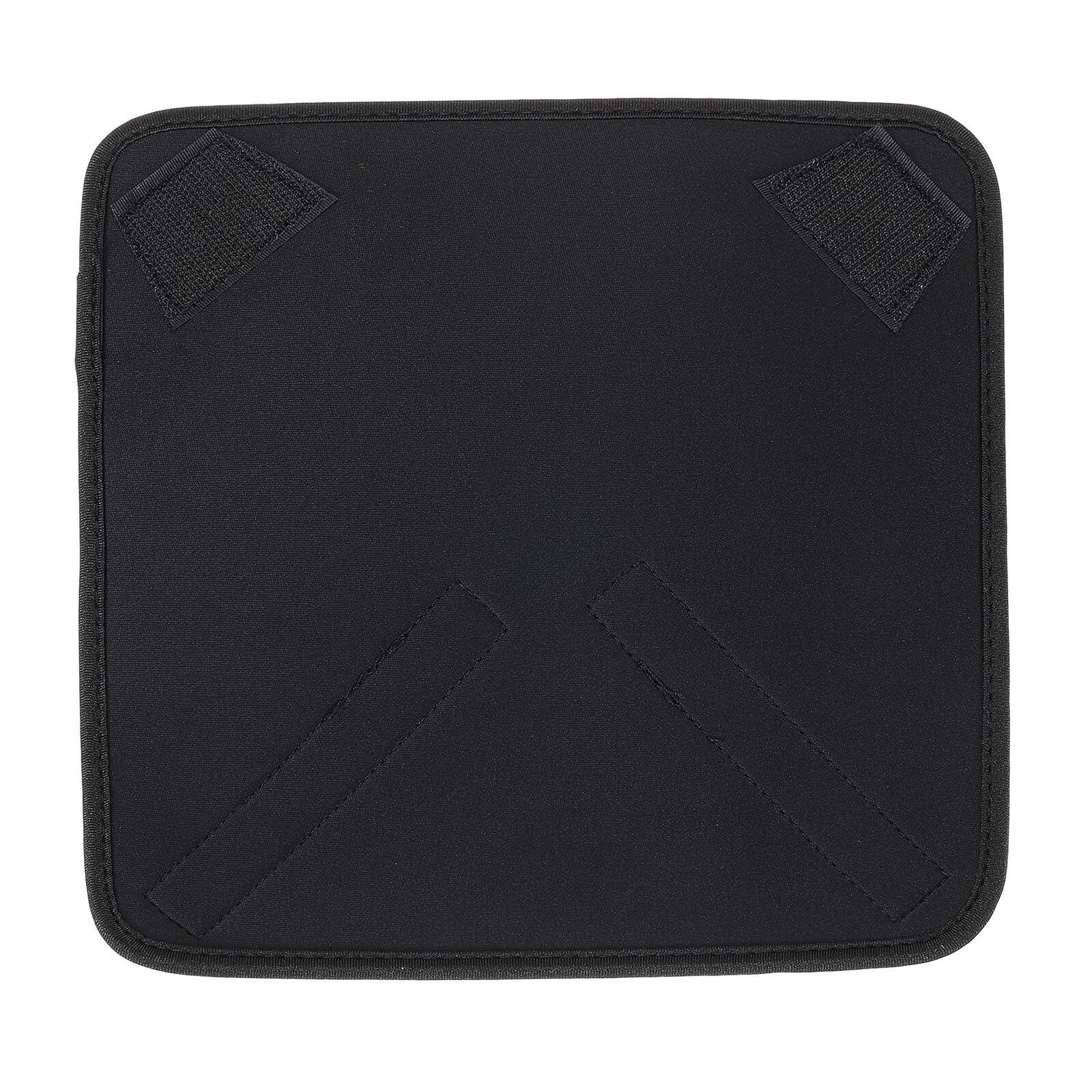 Alt View 3. Unique Bargains - Camera Protective Wrap, 14"x14" Lens Wrap Cloth with Neoprene, Pouch Bag with Hook and Loop for Lens, SLR - Black Grey.