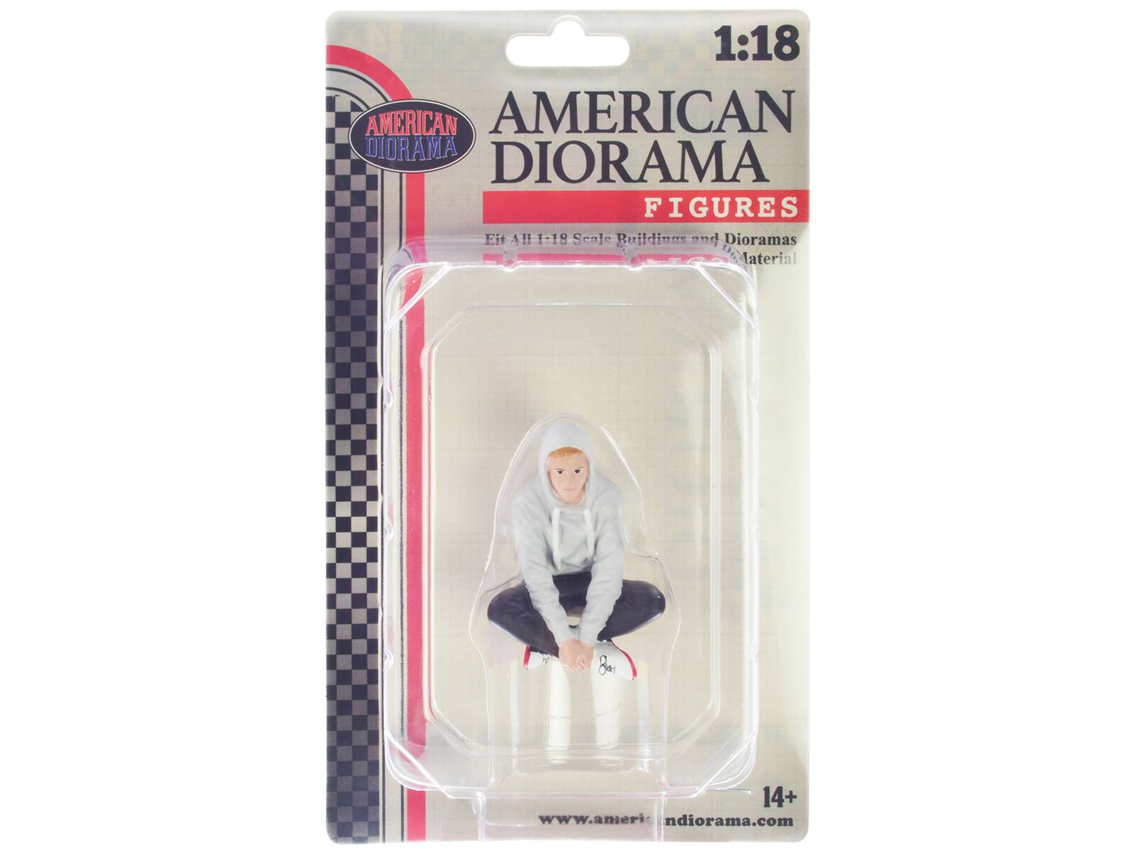 1:18 AMERICAN DIORAMA FIGURES  
Edit All 1:18 Scale Buildings and Dioramas Material  
14+  
www.ameridiorama.com
