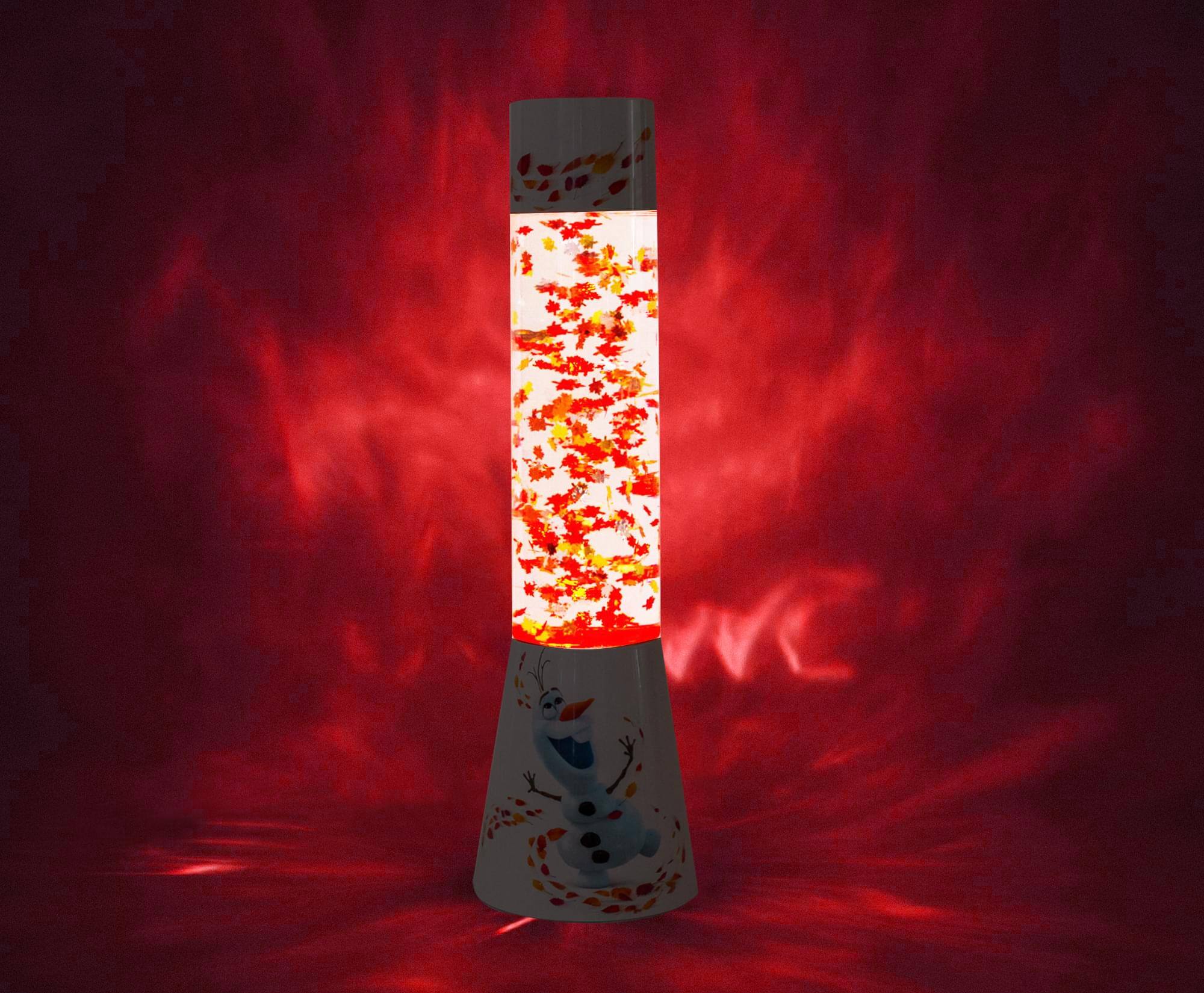 Alt View 1. Ukonic - Disney Frozen 2 Olaf Glitter Motion Lamp | 12 Inches Tall - White.