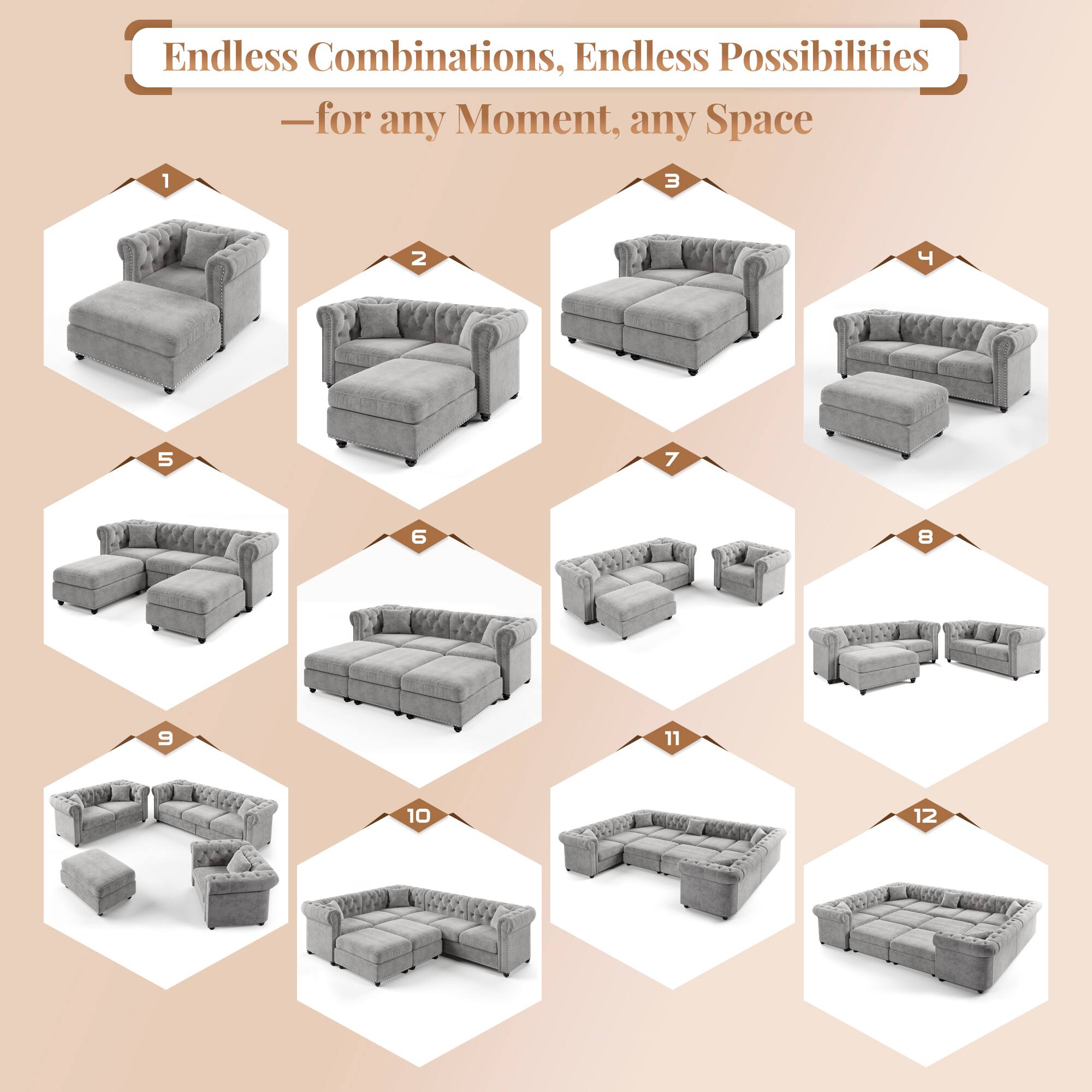 Endless Combinations, Endless Possibilities - for any Moment, any Space

1
2
3
4
5
6
7
8
9
10
11
12