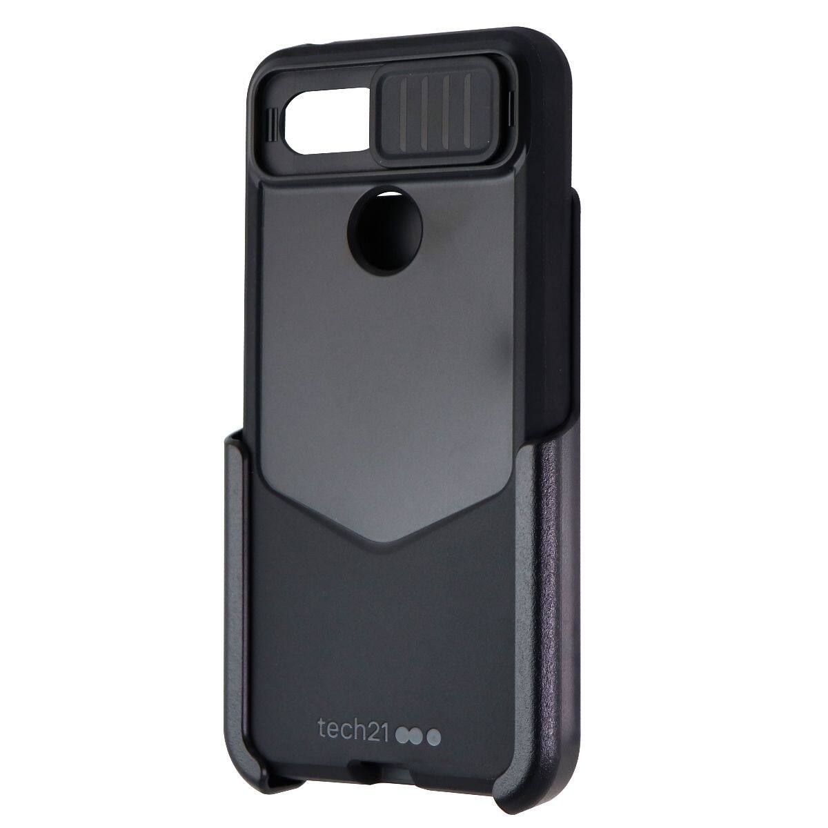 Front. Tech21 - Tech21 Evo Max Series Protective Hardshell Case for Google Pixel 3 - Black - Black.