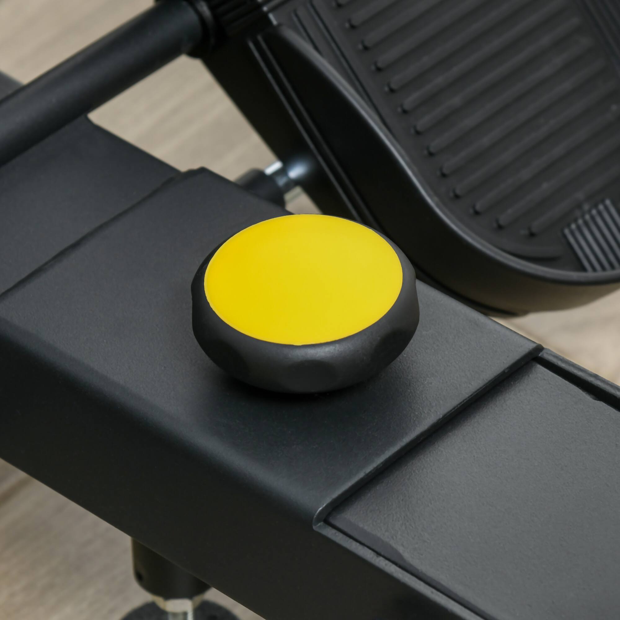 Alt View 5. Soozier - Soozier Water Rowing Machine for Home, Foldable Rower Machine with Adjustable Resistance, Wheels, LCD Monitor - Blue.