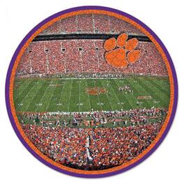 WinCraft - Clemson Tigers Round 500-Piece Puzzle - Multicolor
