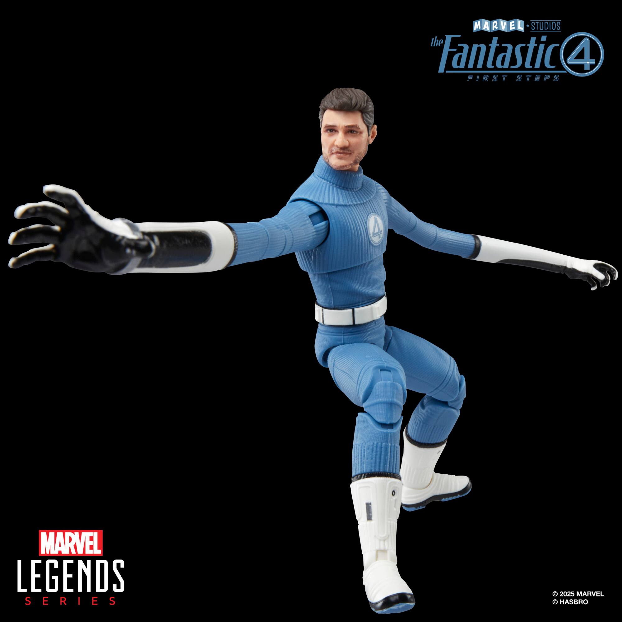 The Fantastic Four is a Marvel Comics superhero team, and the First Steps action figure series is part of the Marvel Legends series by Hasbro.