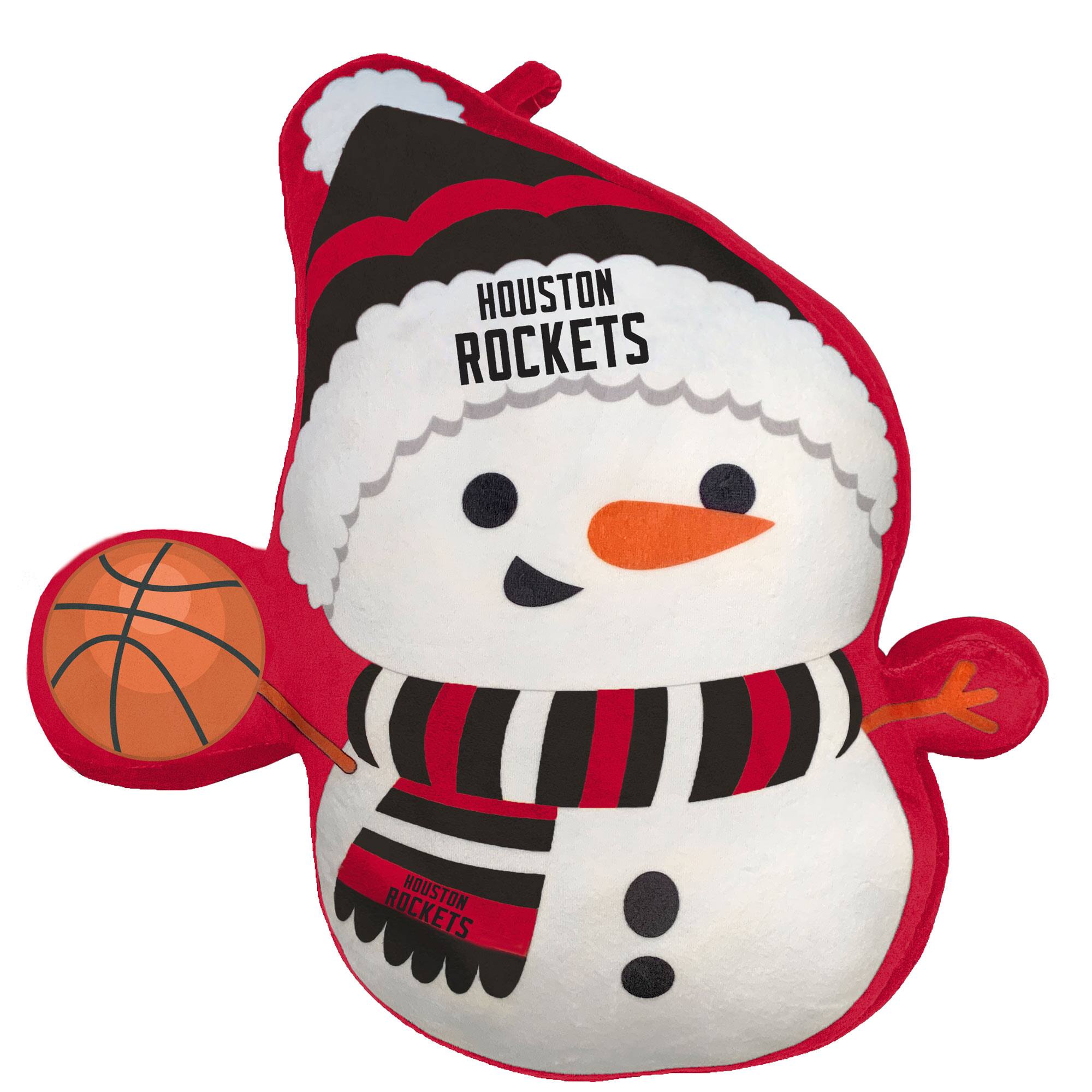 Pegasus - Houston Rockets Holiday Snowman Plushlete Pillow - White