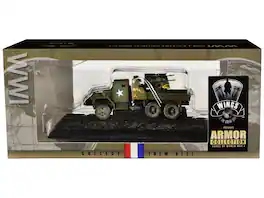 United States M35 Gun Truck "Nancy" United States Army "Armor Collection" Series 1/72 Model by Wings of the Great War - Multicolor