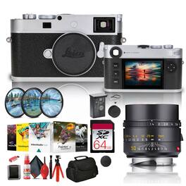 M11-P Rangefinder Camera (Silver) (202-14) + Leica 50mm f/1.4 Lens Bundle