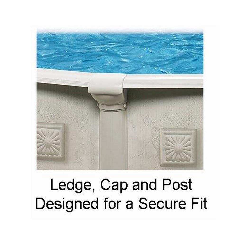Ledge, Cap and Post Designed for a Secure Fit