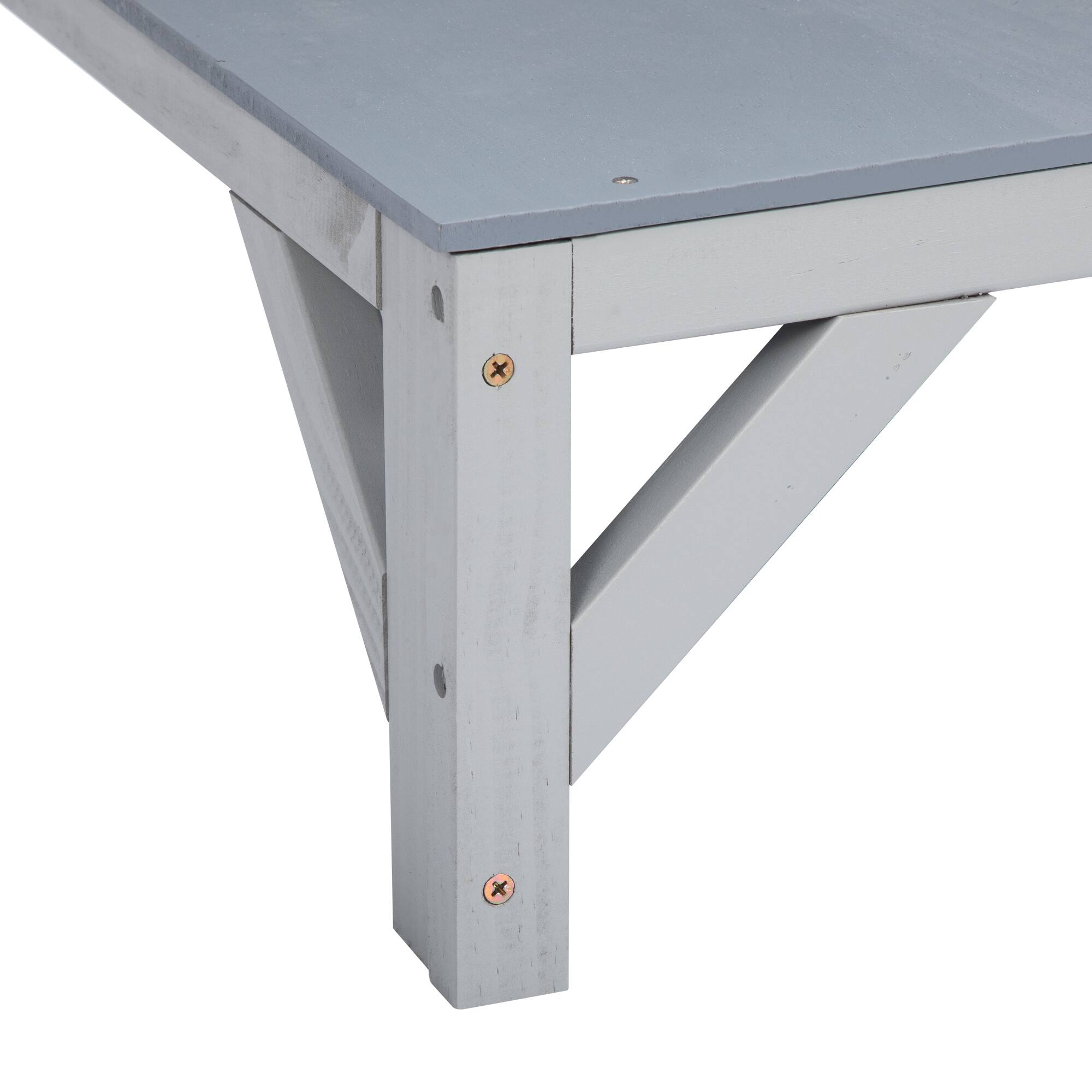 Alt View 9. Siljoy - All Weather Cat House, Indoor Outdoor Catio with Fringe Curtains, Lockable Doors, Gray Cozy Cat Shelter.