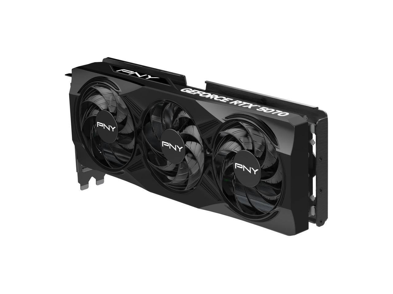 PNY NVIDIA GeForce RTX 5070 Graphic Card 12 GB GDDR7 Full height