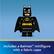 TM Includes a Batman minifigure with a fabric cape.