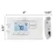 Alt View 15. Emerson - 70 Series, 7-Day PTAC Digital Programmable Thermostat - White.