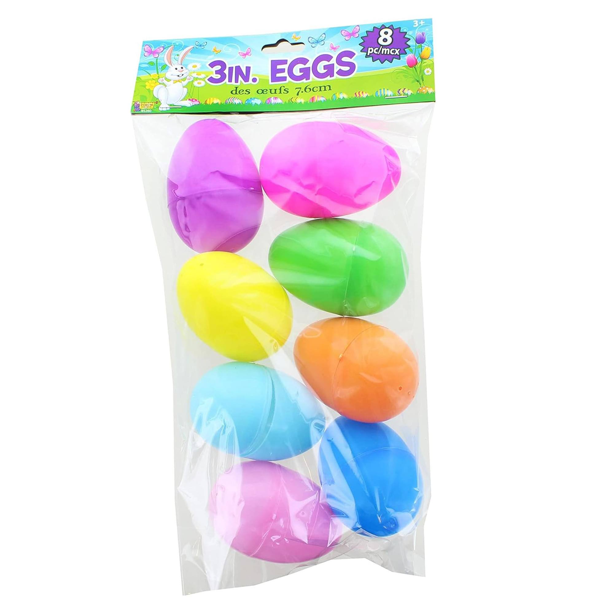 3+ 8 pc/mcx  
3IN. EGGS  
des œufs 7.6cm  
GS 5cm