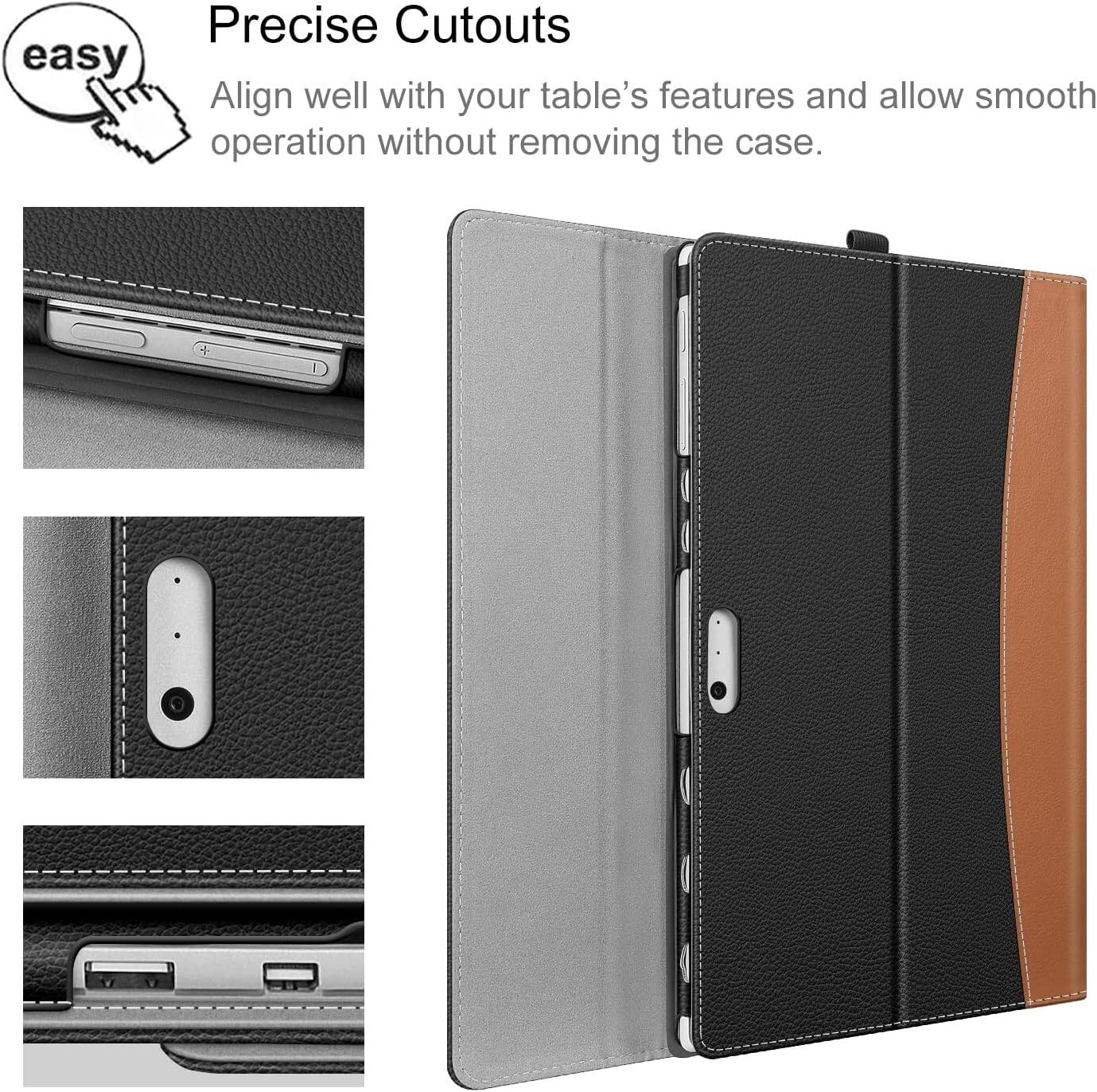 Precise Cutouts  
Align well with your tablet's features and allow smooth operation without removing the case.