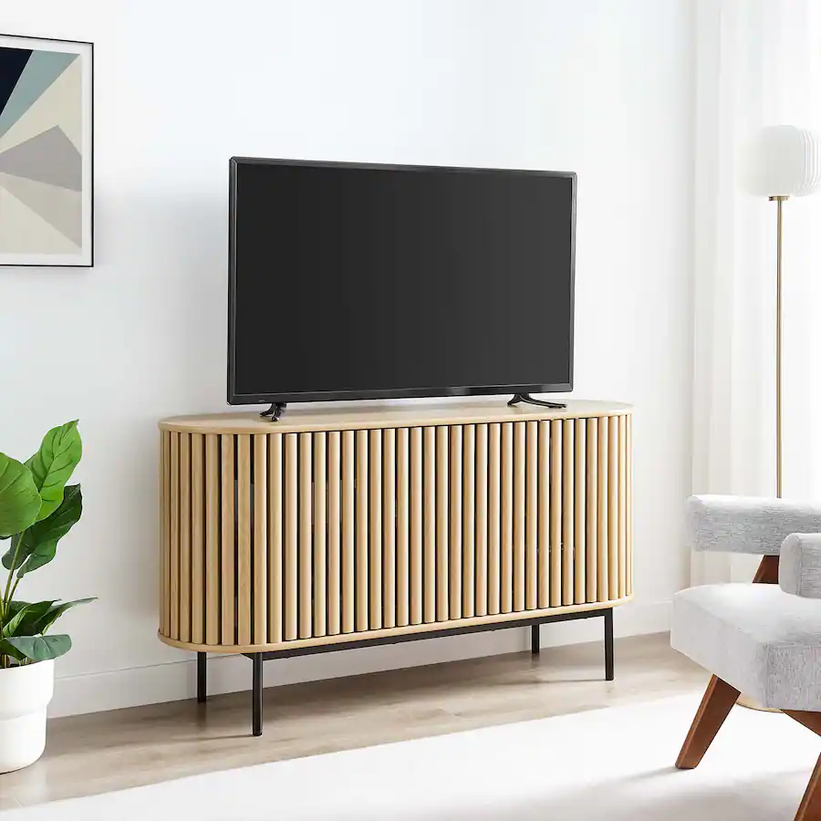 Fortitude 59" Oval Sideboard by Modway Oak - Best Buy