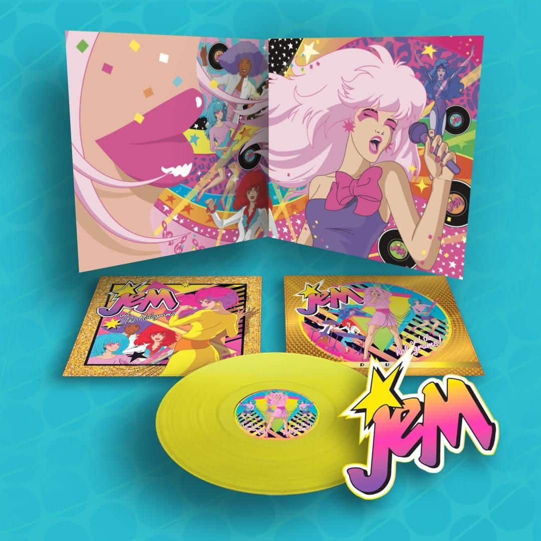 Front. Jem and the Holograms [Deluxe] [Lemonade Sparkle 2 LP] [LP].