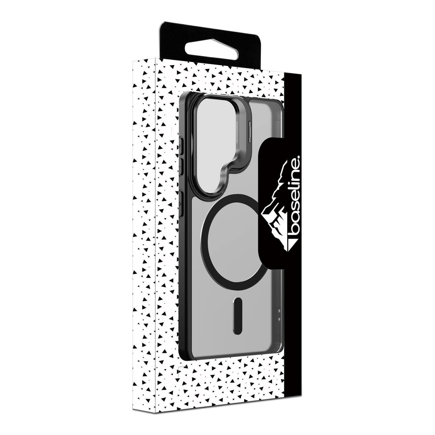 Alt View 6. BASELINE - baseline InFrame MagSafe Case with Kickstand for Samsung Galaxy S26 - Black - Black.