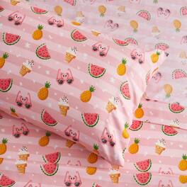Sweet Home Collection - Kids' Printed Classic & Bright Ultra Soft Microfiber Sheet Sets - Full - Summer Fun