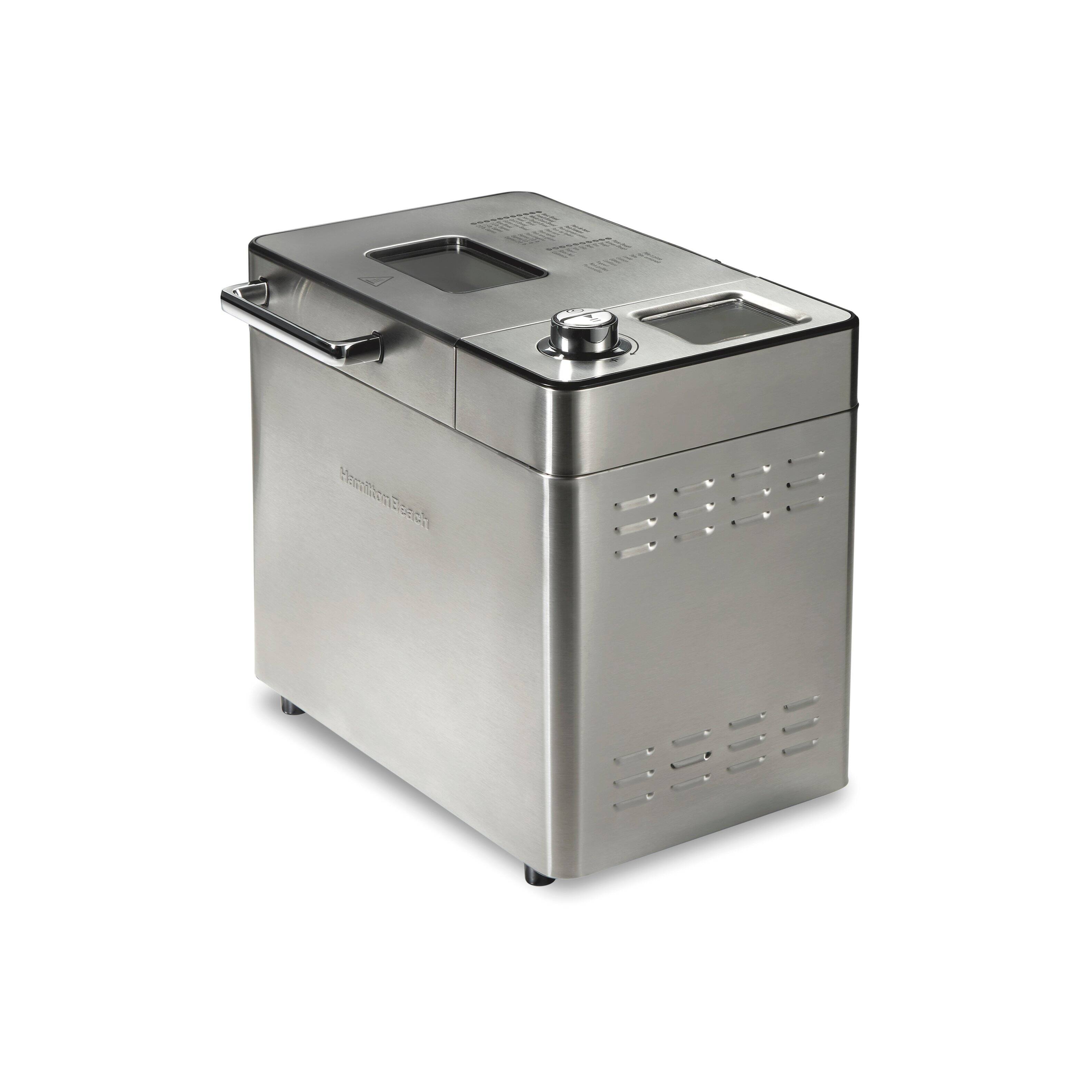 Front. Hamilton Beach - Premium Bread Maker - Stainless Steel.