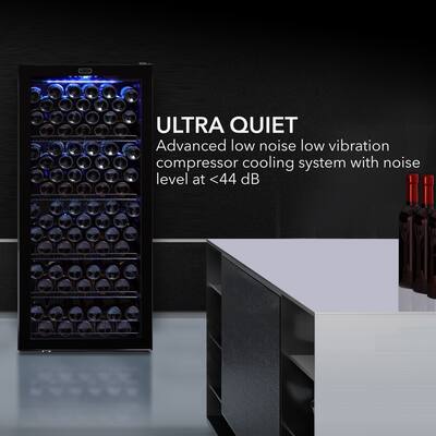 Whynter 124 Bottle Wine Refrigerator Black FWC-1201BB - Best Buy