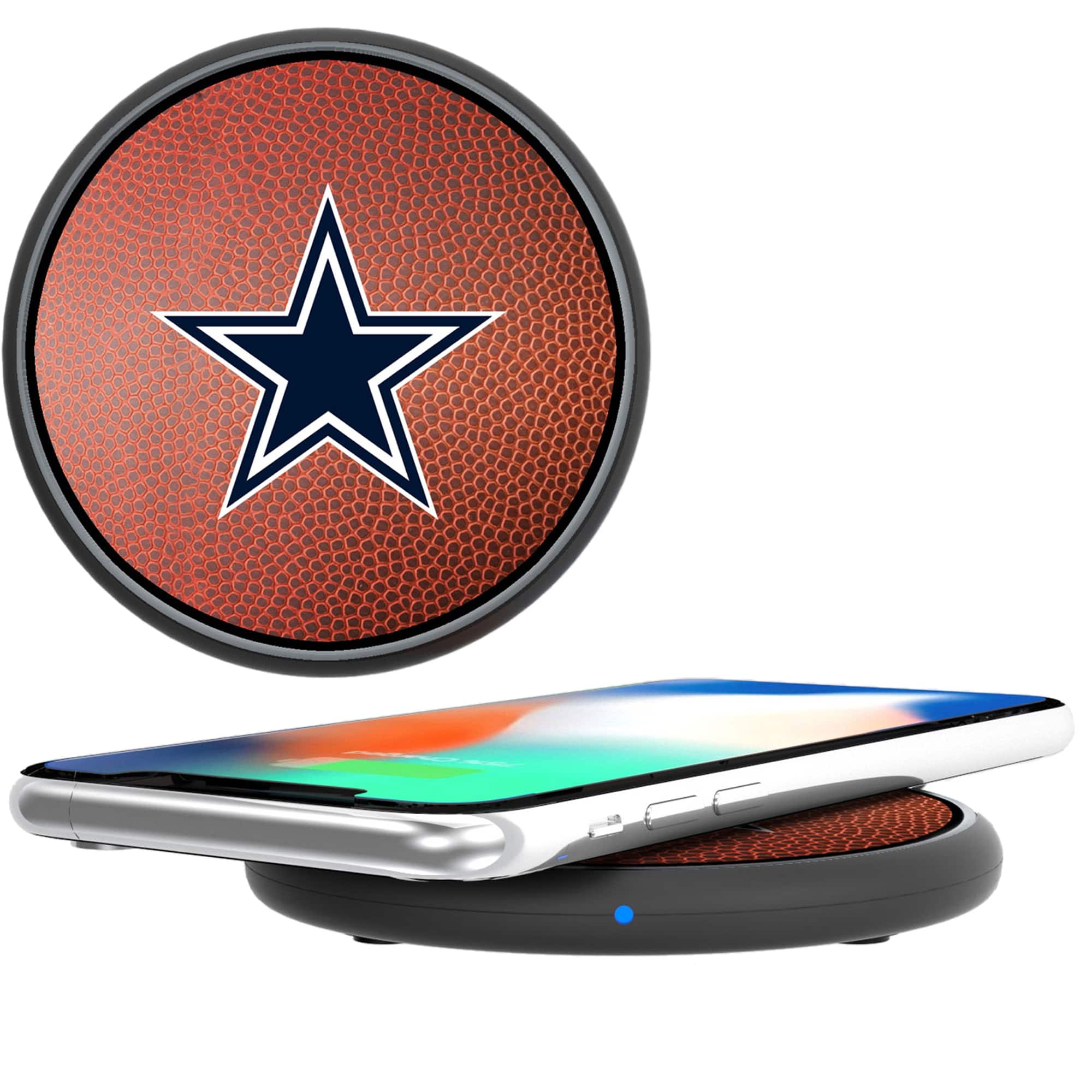 Keyscaper - Dallas Cowboys Wireless Cell Phone Charger - Multicolor