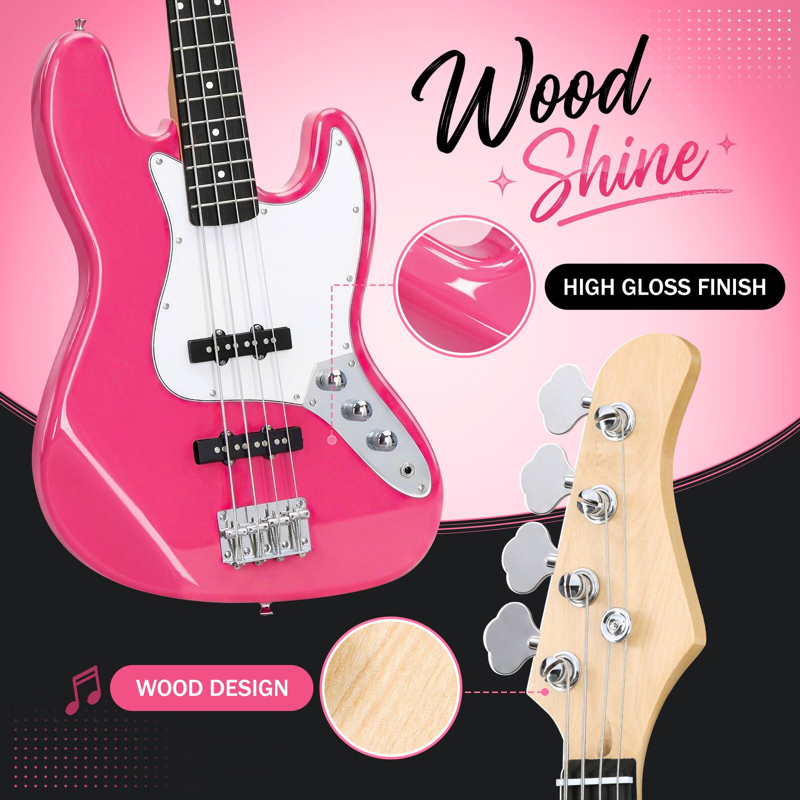 Wood Shine  
HIGH GLOSS FINISH  
WOOD DESIGN