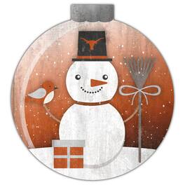 Fan Creations - Texas Longhorns 12'' Snow Globe Wall Art - Multicolor