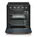 Angle. Whirlpool - 5.3 Cu. Ft. Slide-In Gas True Convection Range with Steam Clean and Air Cooking Technology, EZ 2 Lift Grates - Black stainless steel.