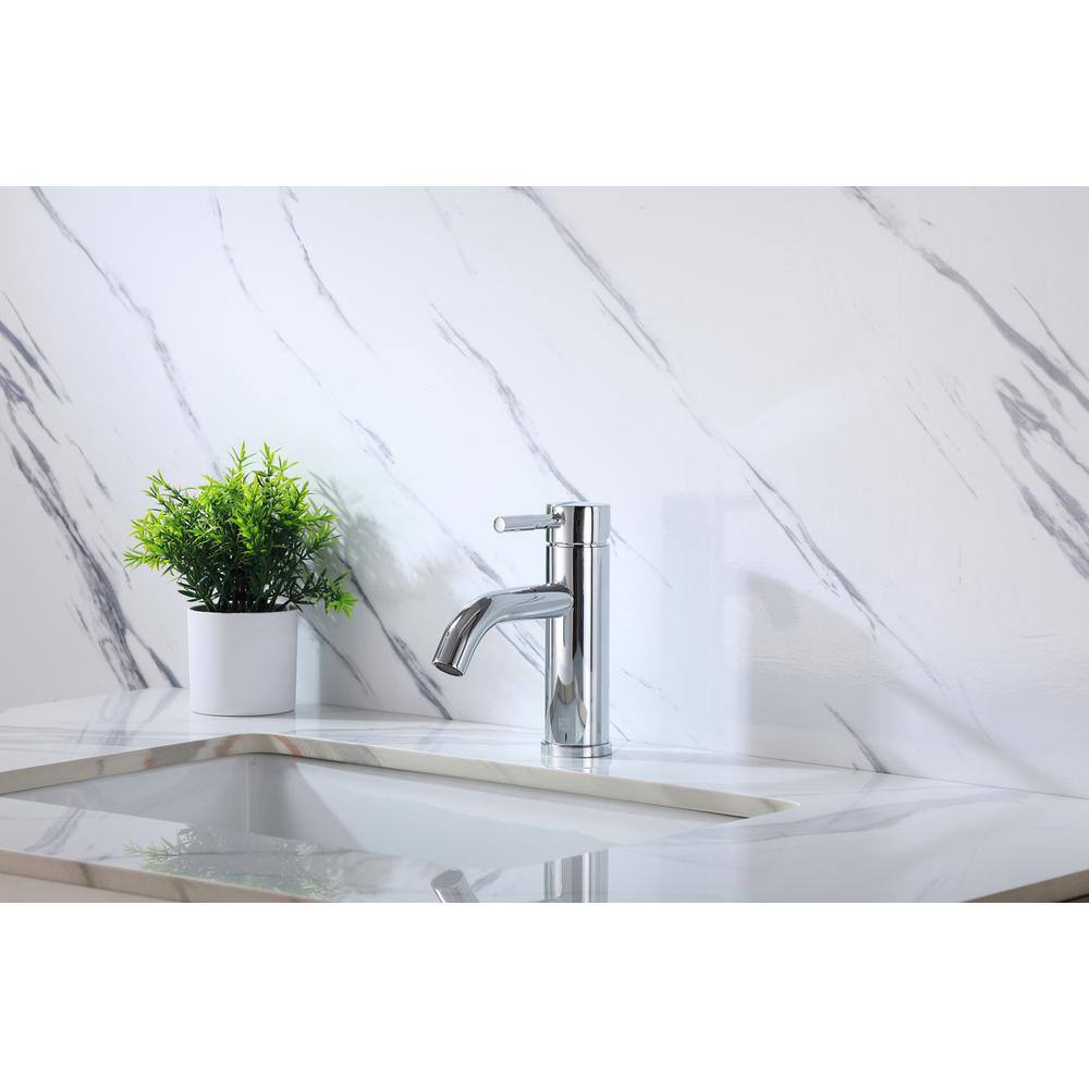 Alt View 9. Elegant Kitchen and Bath - Victor Single Hole Single Handle Bathroom Faucet in Chrome - Chrome.