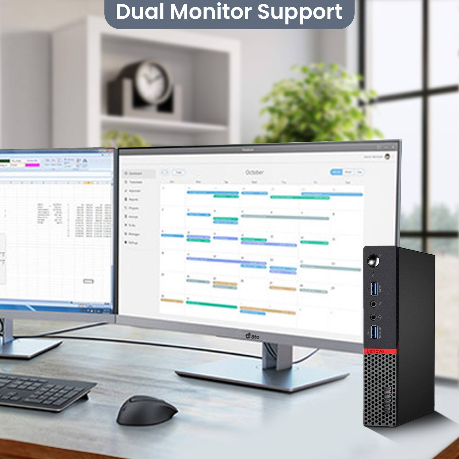 Dual Monitor Support