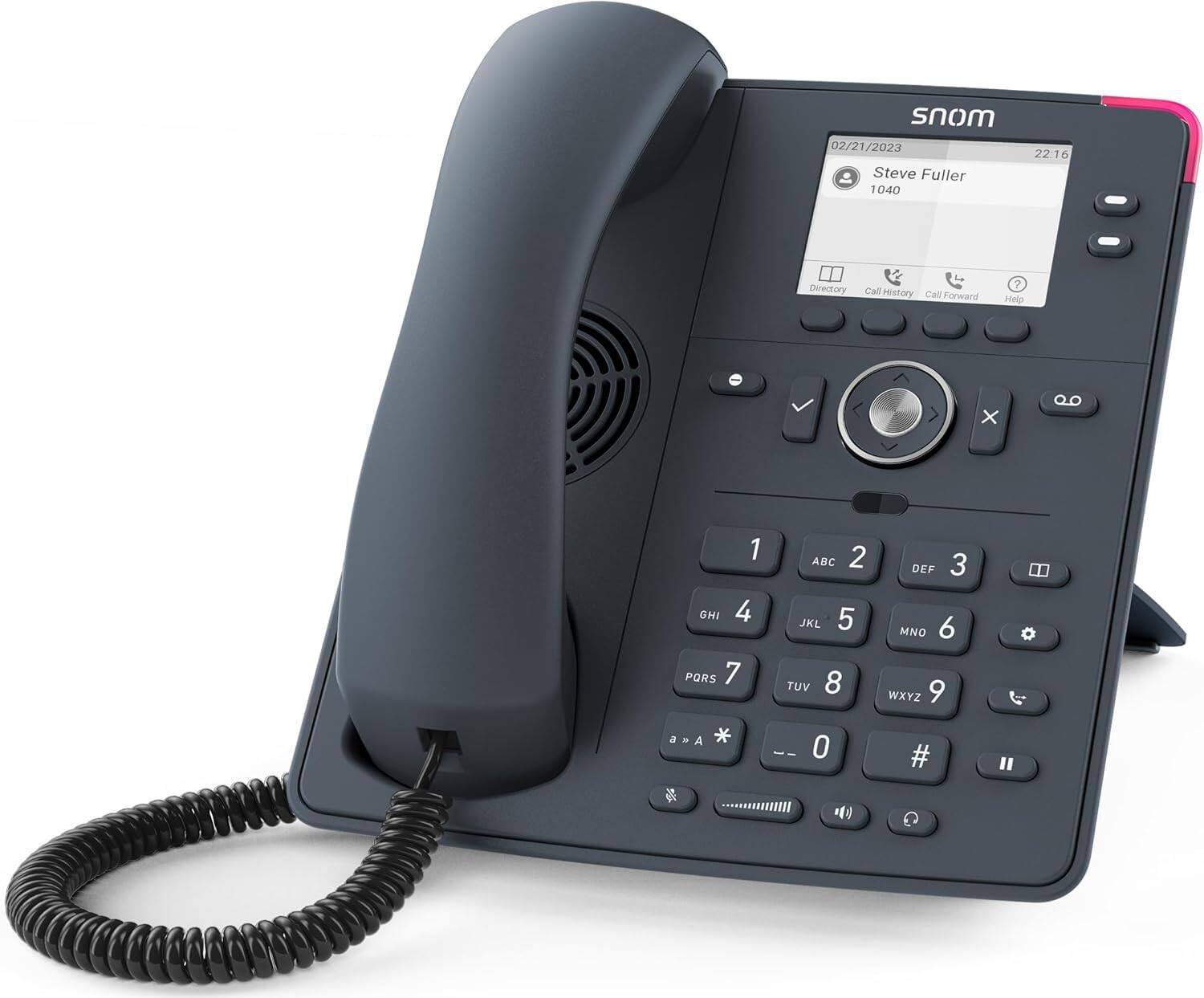 AT&T - Snom D150 SIP Desk Phone - Slate Grey
