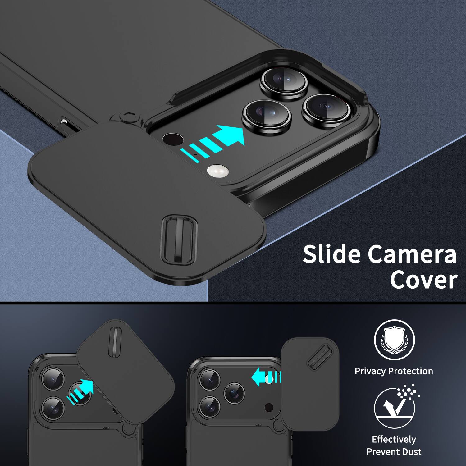 Slide Camera Cover

Privacy Protection

Effectively Prevent Dust