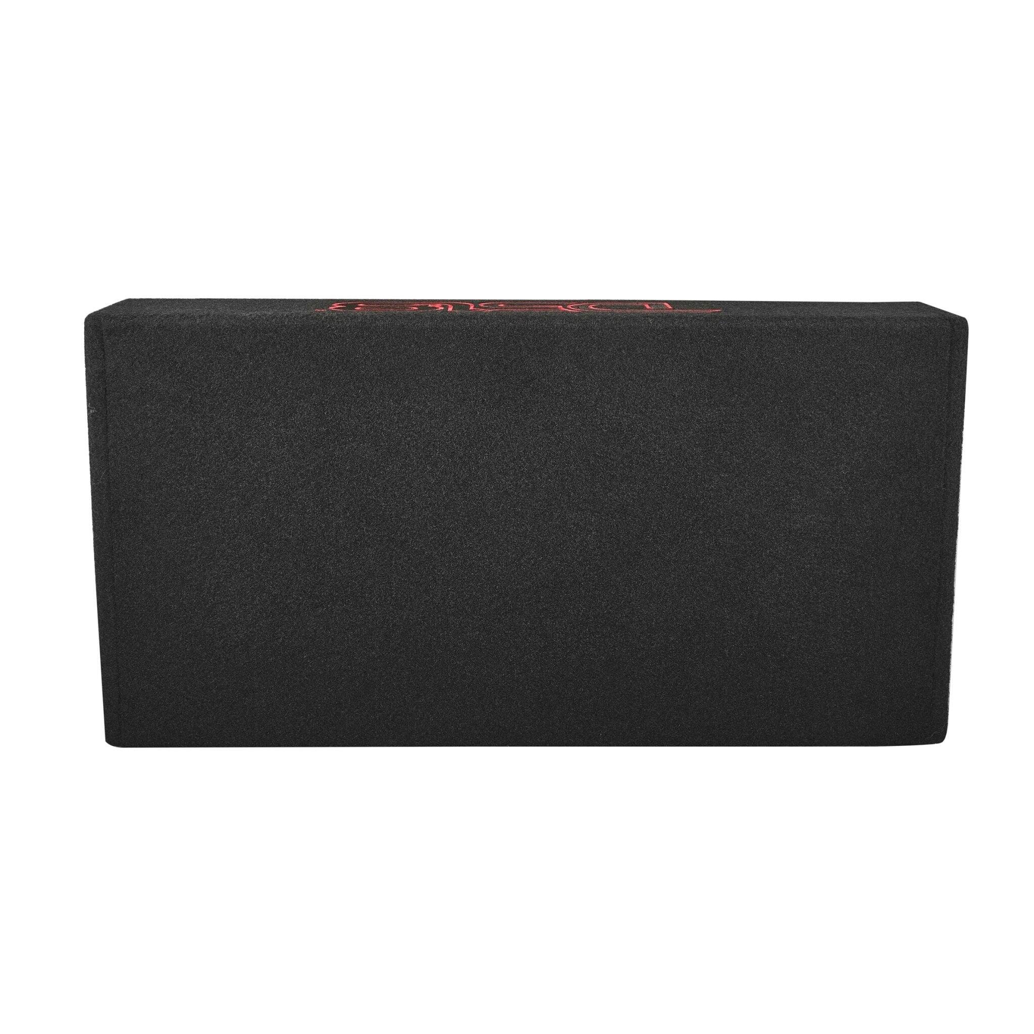 Alt View 2. DS18 Audio - PU Dual 10" Loaded Sealed Subwoofer Enclosure with Built-in Amplifier, 350W RMS.