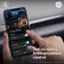 The text on the image can be grouped and corrected as follows:

"Get no-worry, from-anywhere control. 1 Canal Street. All Devices. Front Exterior. Porch Lights. Garage Lights."